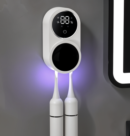 USB Wall-Mounted Double Toothbrush Sterilizer