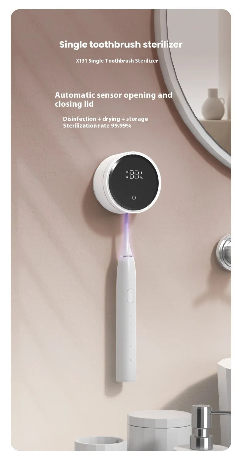 USB Wall-Mounted Toothbrush Sterilizer